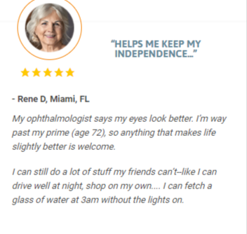 Oweli Vision Eye Health Support Supplement Customer Review