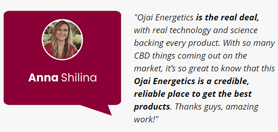 Ojai Energetics Full Spectrum Hemp Elixir Testimonials