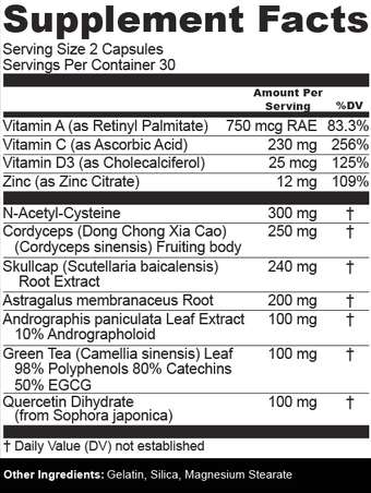 Immune 11X Ingredients